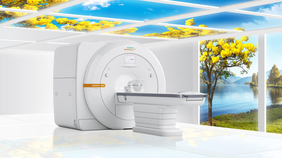 O modelo Magnetom Sempra gera imagens de alta definição de estruturas internas do corpo