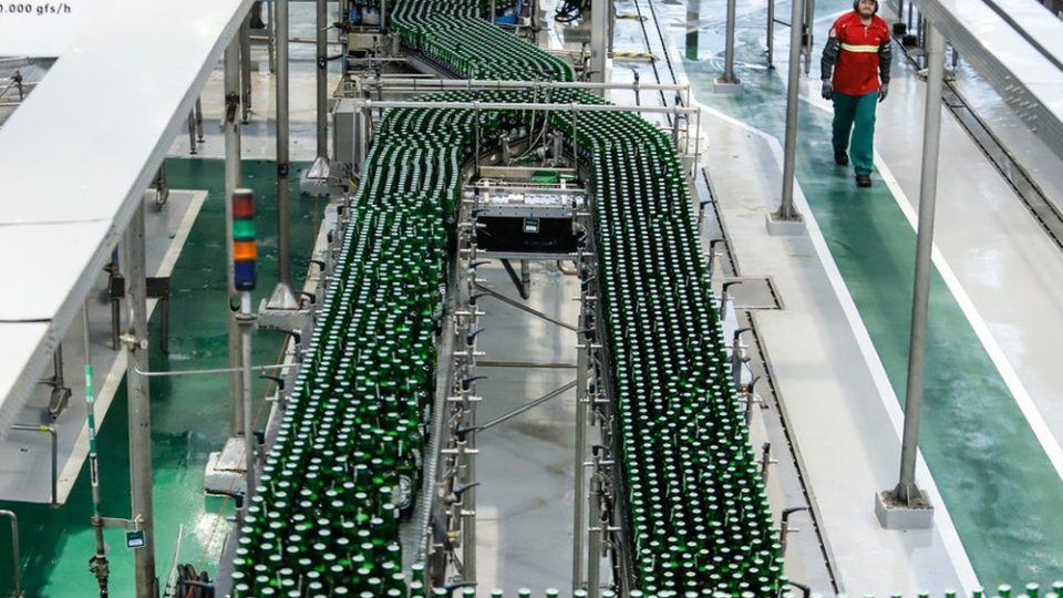 Produção de cerveja