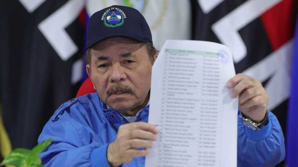 Nicarágua retira nacionalidade de bispo, escritores e outras 90 pessoas