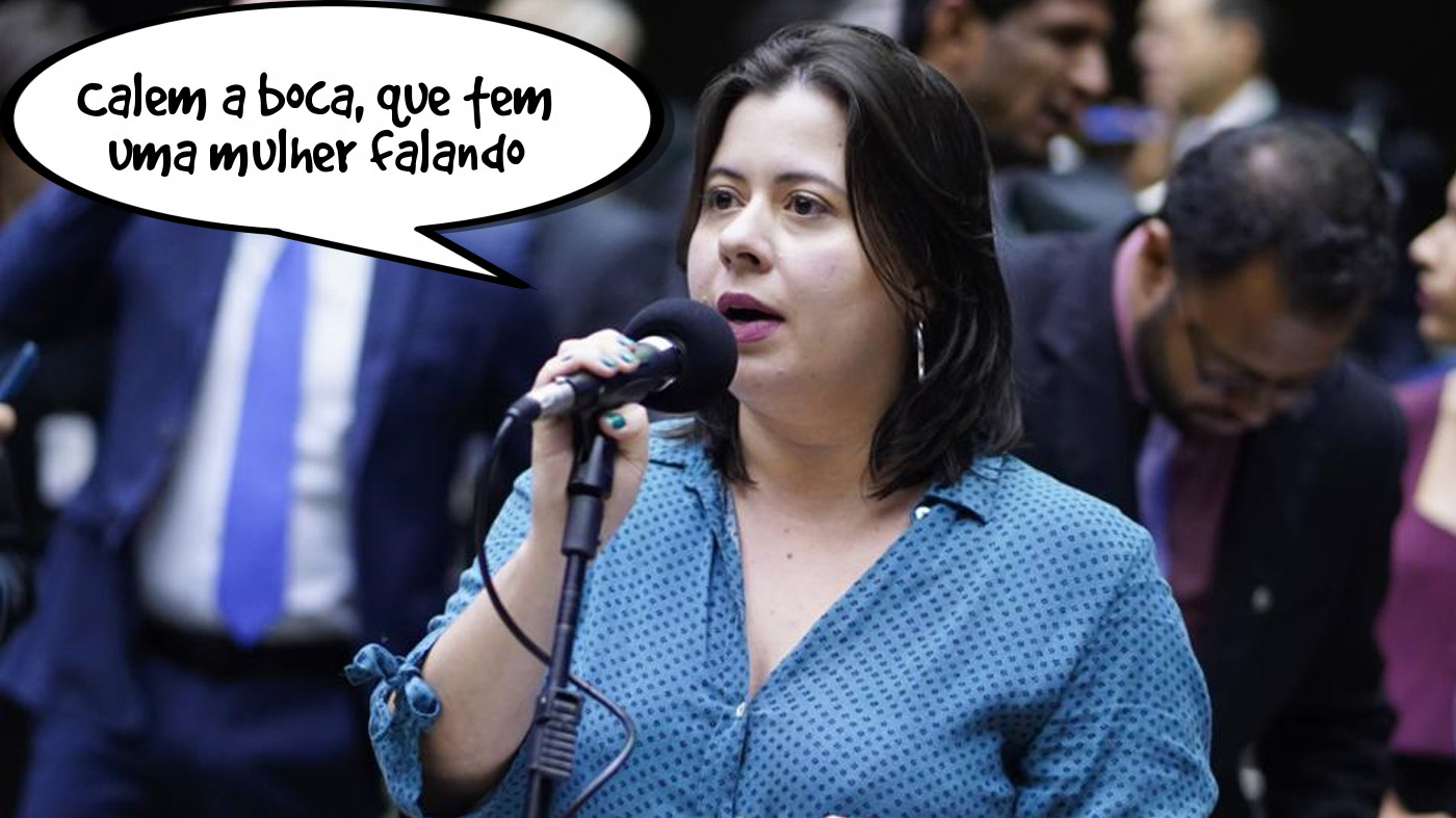 Deputada Sâmia Bomfim (PSOL/SP) pratica o “womanterrupting”.