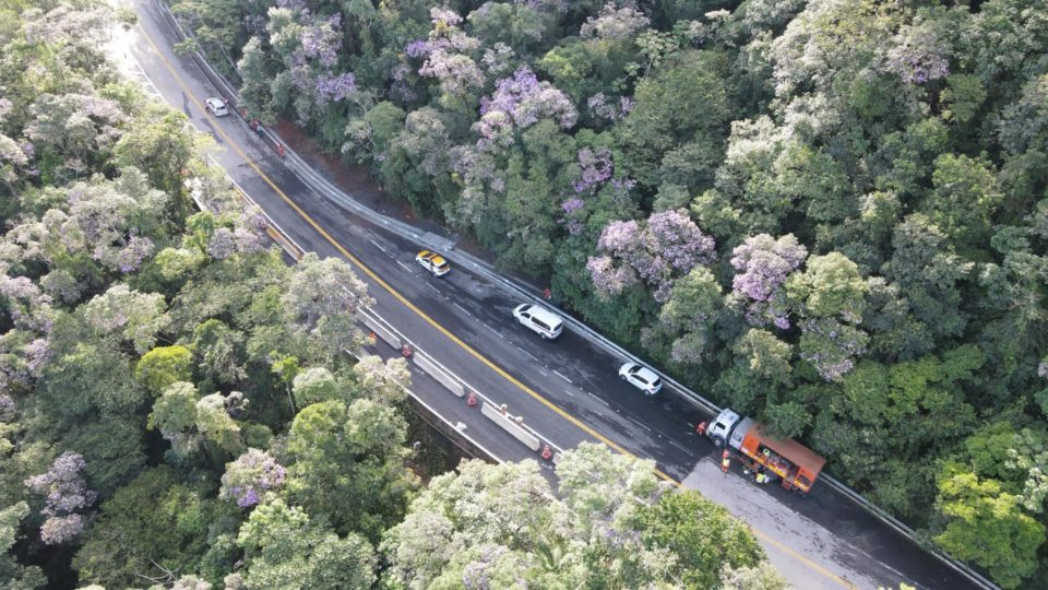 Liberação da rodovia Mogi-Bertioga