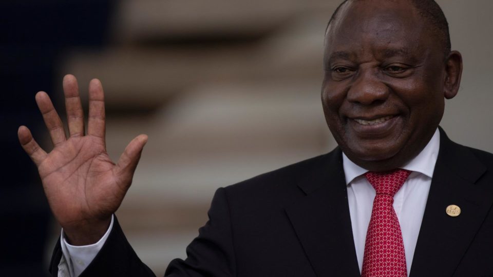 O presidente sul-africano, Cyril Ramaphosa