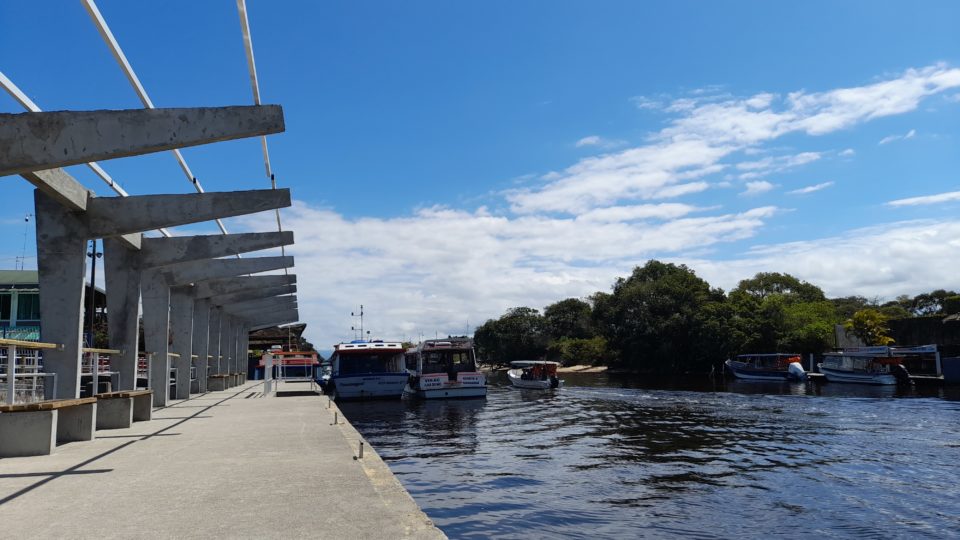 Ponto de embarque para Ilha do Mel, em Pontal do Sul, litoral do Paraná