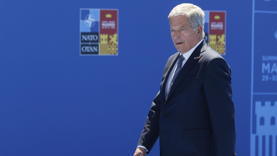 O Presidente da Finlândia, Sauli Niinistö