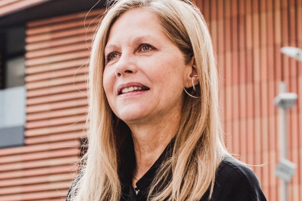 Martha esteve no Brasil para o Fórum Internacional da Expo Revestir 2023.