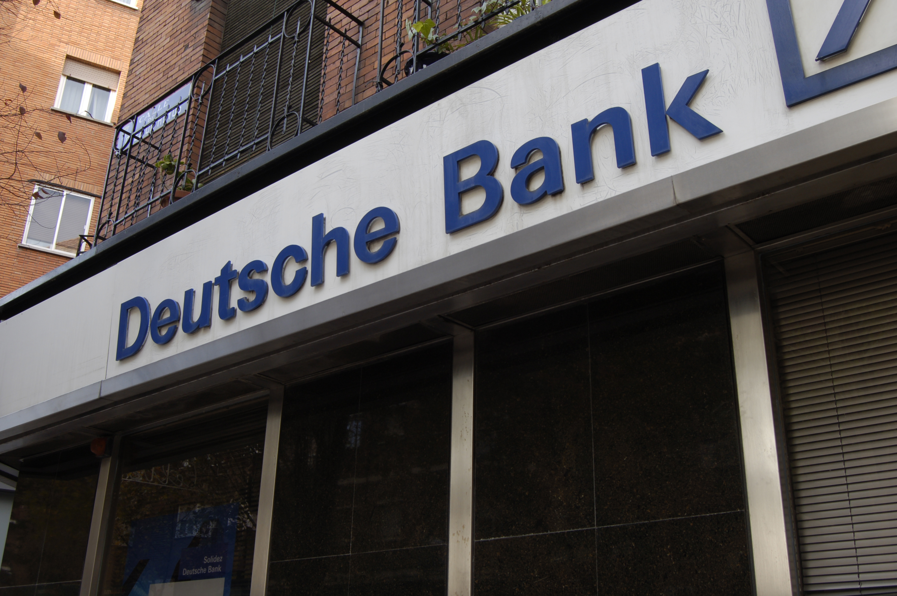 Sucursal do Deutsche Bank em Madrid.