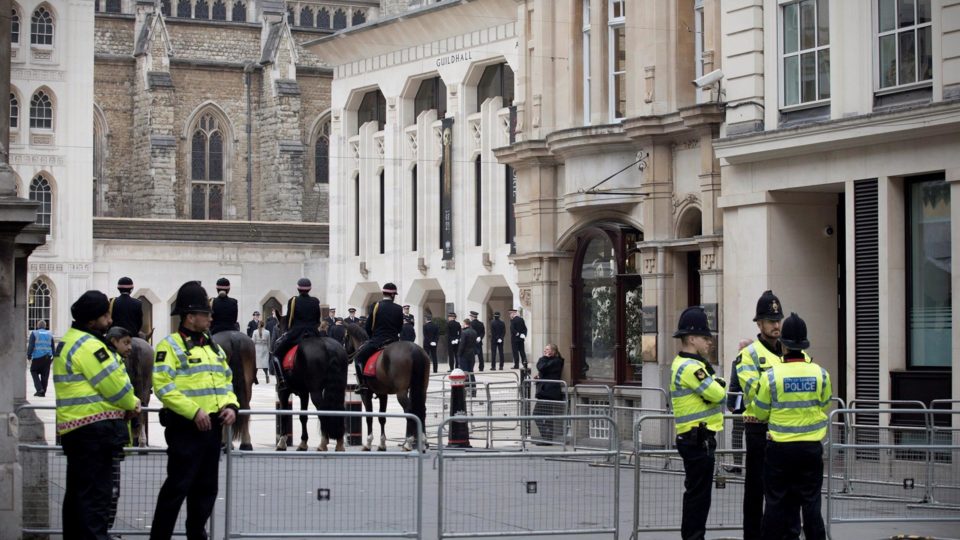 Polícia britânica em Londres