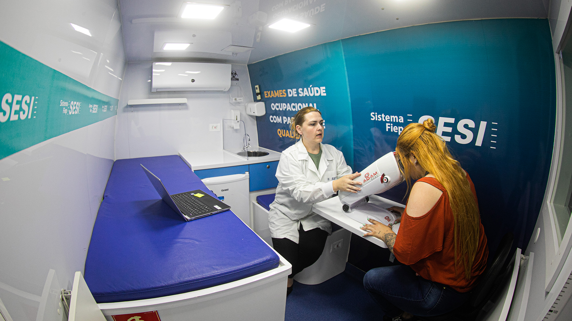 Sesi adquiriu unidades móveis de saúde para atender indústrias de todo o Paraná