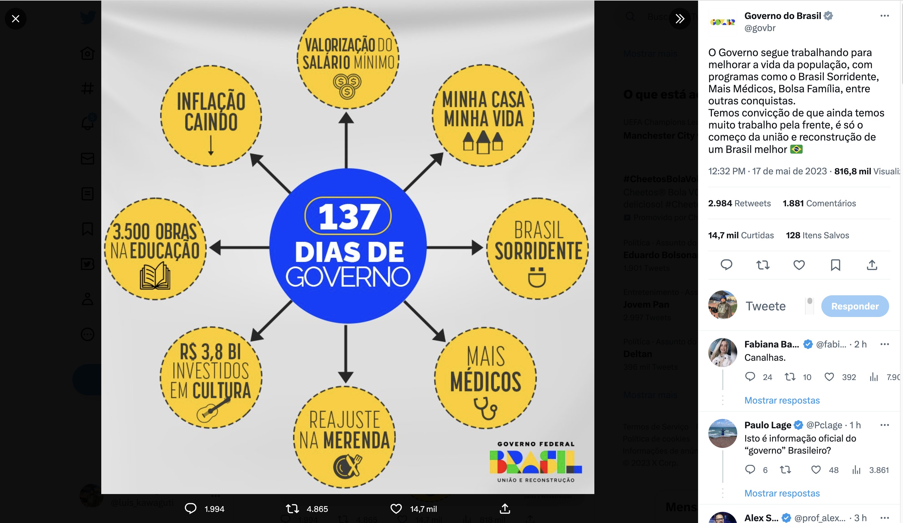 PowerPoint do Planalto ironiza Dallagnol