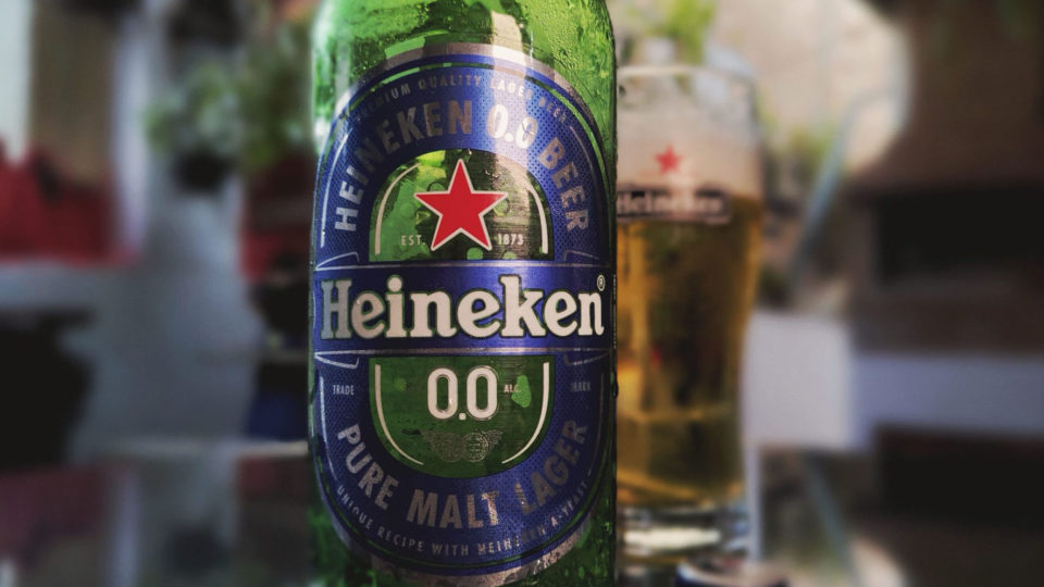 Cerveja sem álcool, em apoio ao Maio Amrelo