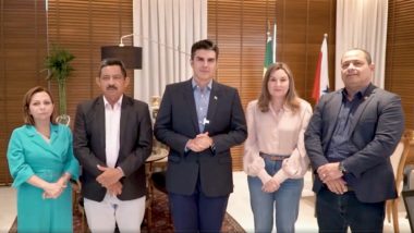 O governador do Pará anuncia projeto de reajuste para policial