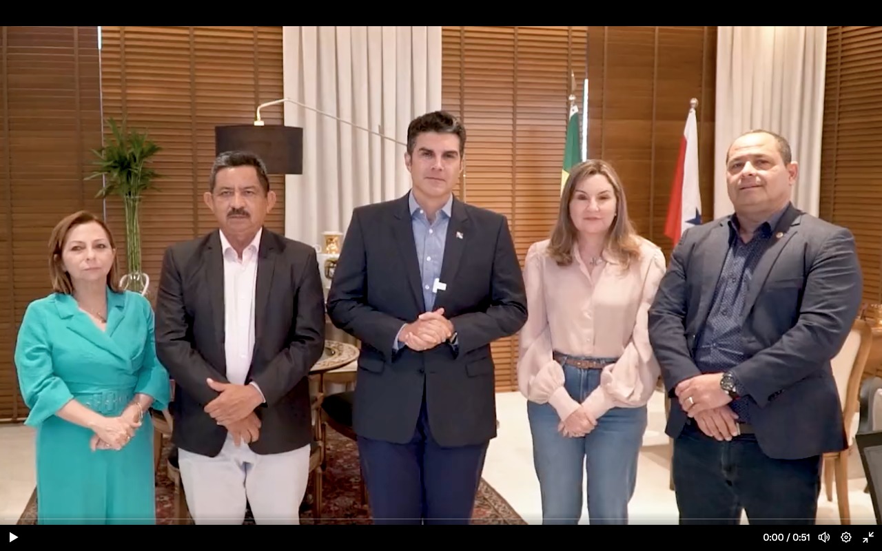 O governador do Pará anuncia projeto de reajuste para policial