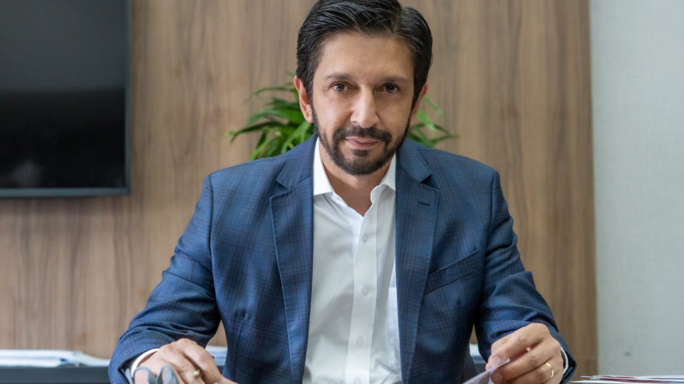 O prefeito de São Paulo, Ricardo Nunes