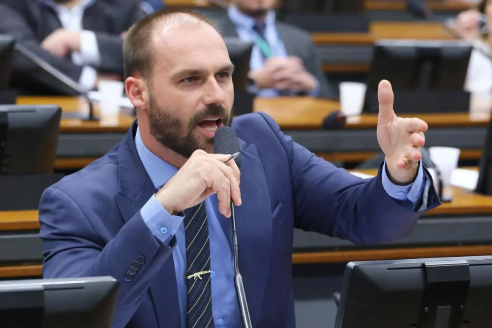 Eduardo Bolsonaro é um dos sete deputados que respondem processo no Conselho de Ética