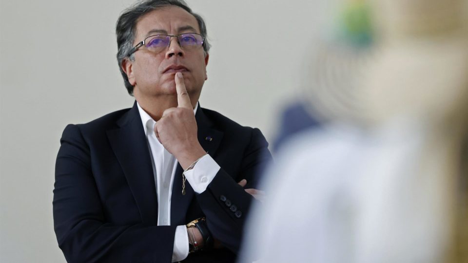 O presidente da Colômbia, Gustavo Petro