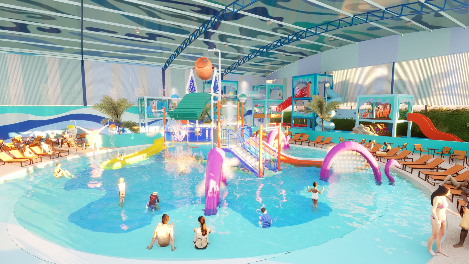 O Acqua Kids terá uma estrutura completa para as crianças e toda a família