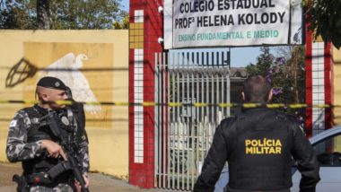 Suspeito cometeu um ataque a tiros dentro de colégio em Cambé (PR)