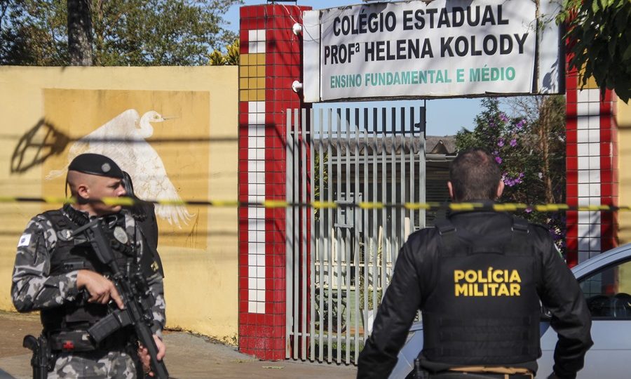 Suspeito cometeu um ataque a tiros dentro de colégio em Cambé (PR)