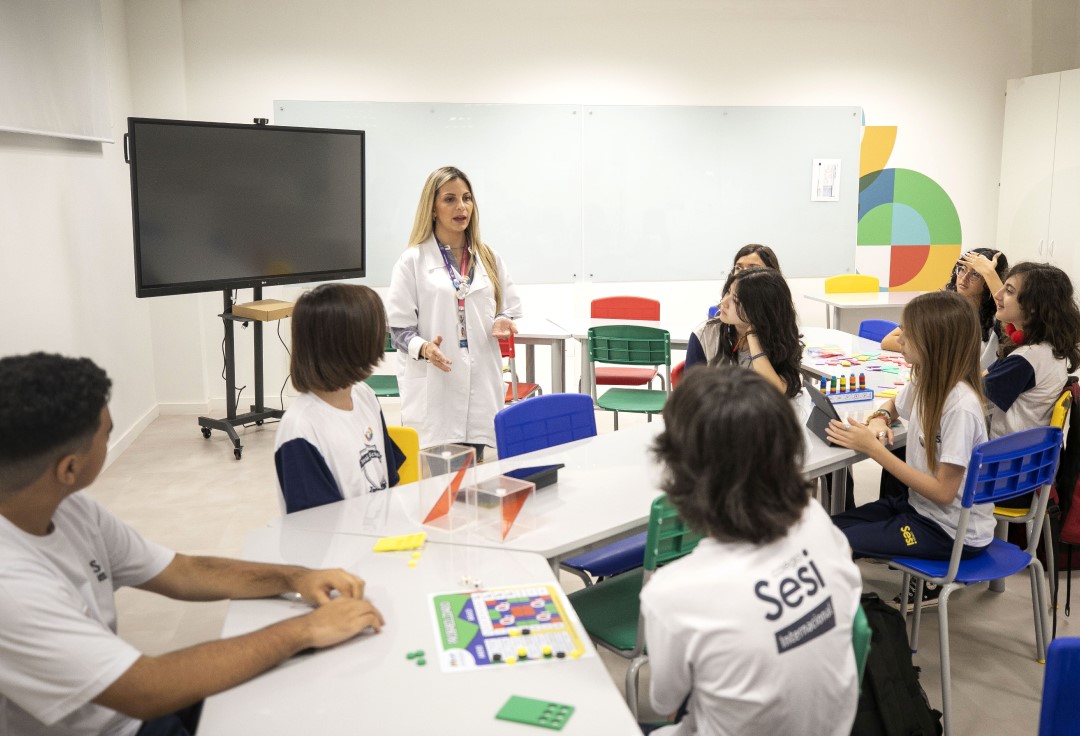 O grande diferencial dos Colégios Sesi é a metodologia