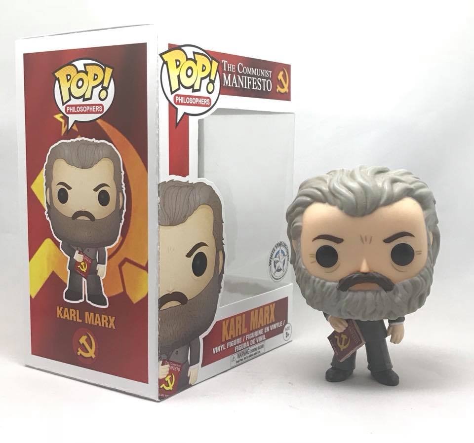 Boneco de Karl Marx inspirado na série de brinquedos Funk Pop: o comunismo pop agora vai muito além da camiseta com a foto de Che Guevara.