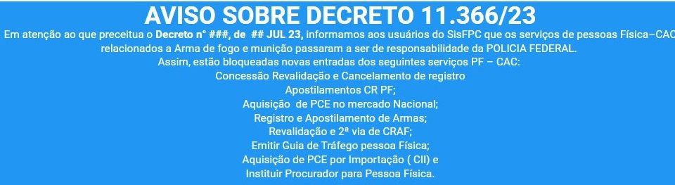 Decreto armas