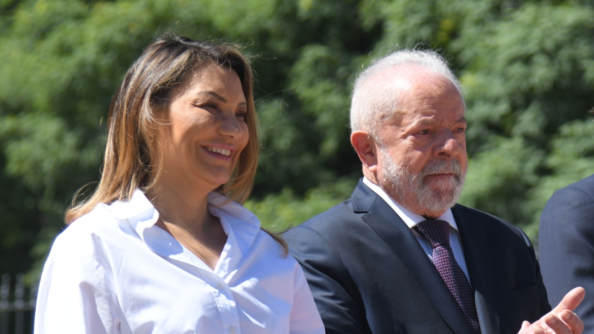 Janja e Lula.
