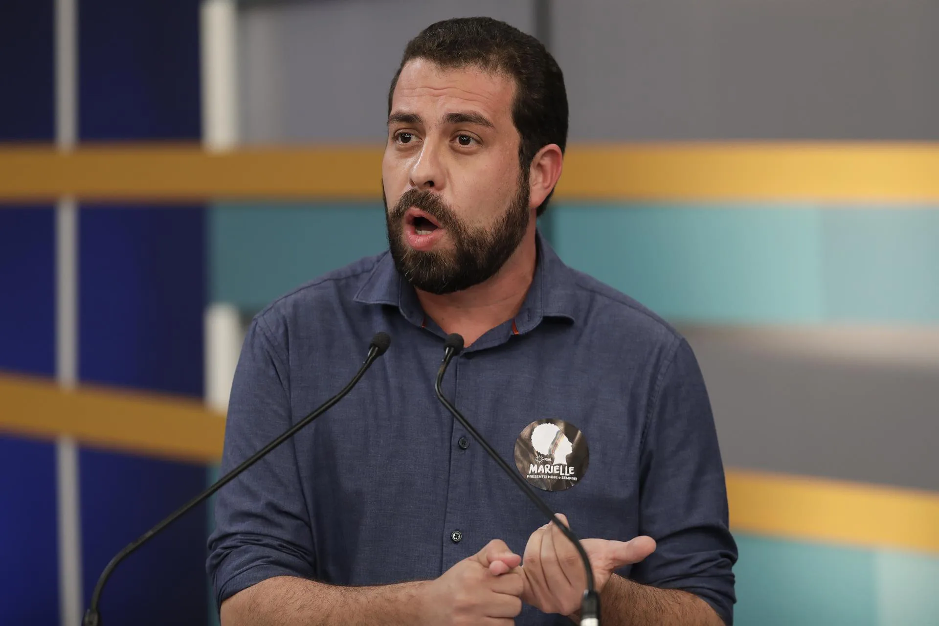 Boulos foi recebido pela militância petista aos gritos de "prefeito"