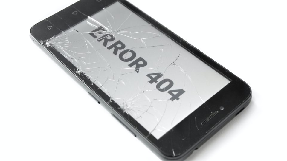 Celular quebrado