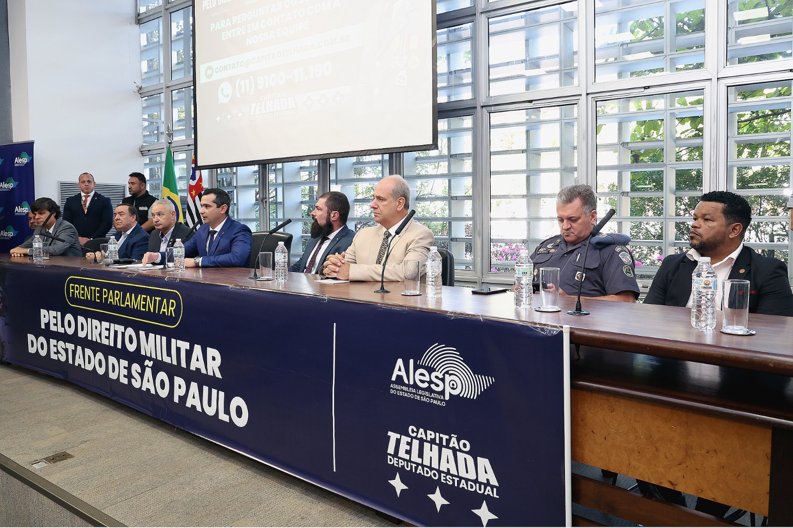 Parlamentares criam Frente Parlamentar do Direito Militar na Alesp para discutir direitos e garantias dos policiais de SP.