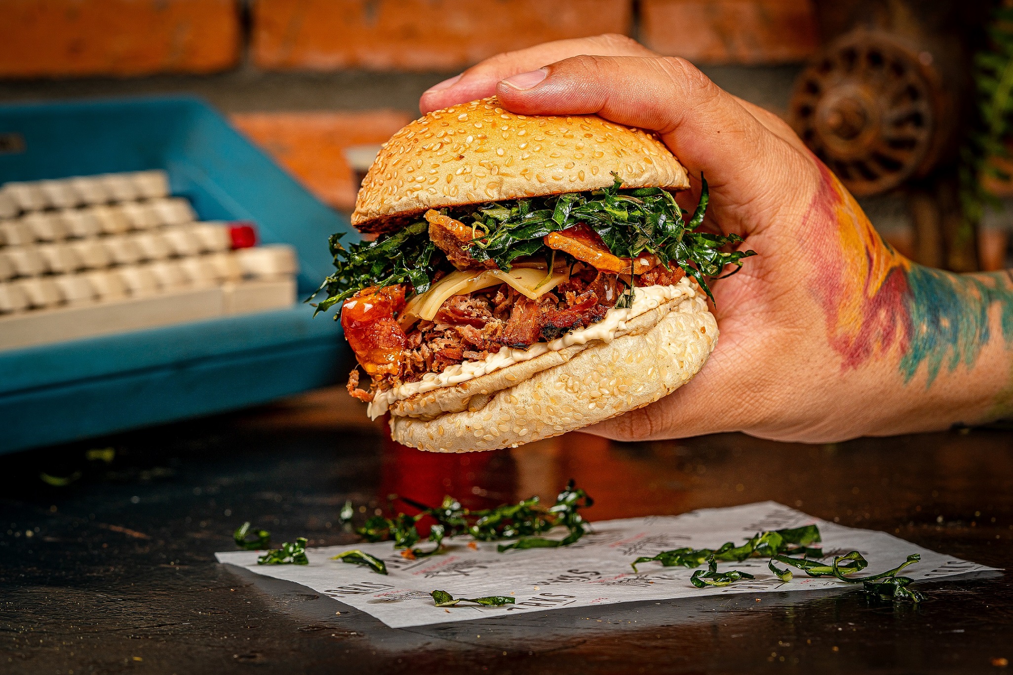 K-Pop Style Sandwich: especial para o festival.