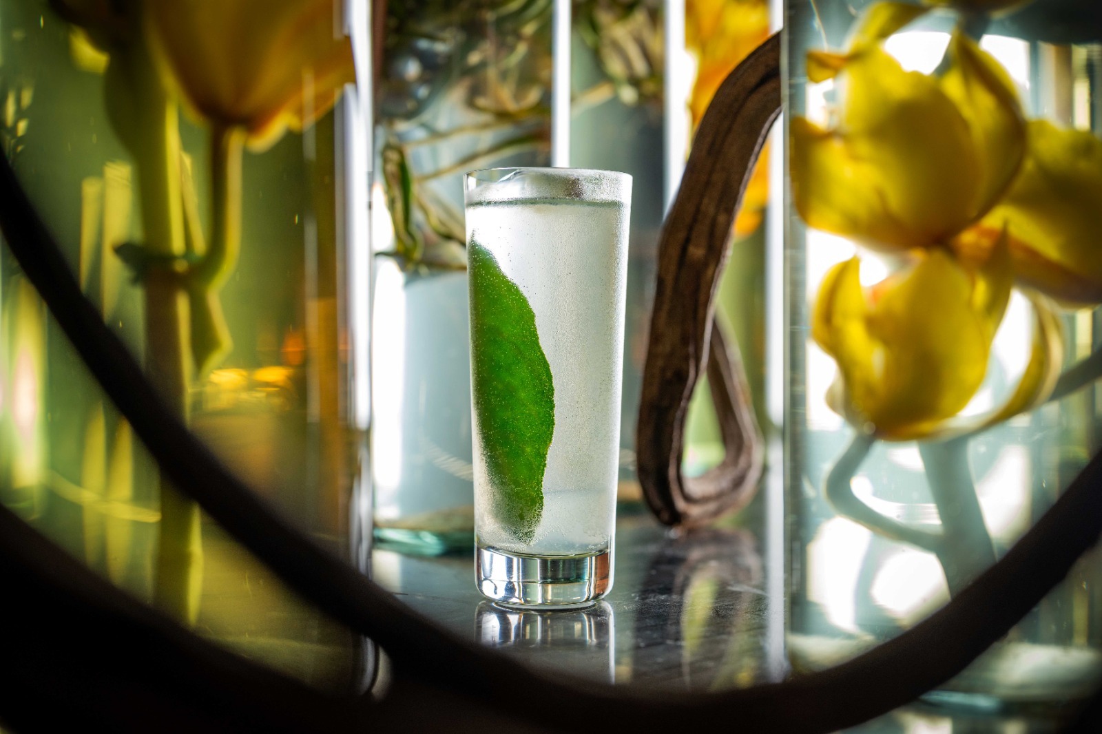 O premiado Manná: criação da mixologista paranaense Vitória Kurihara.