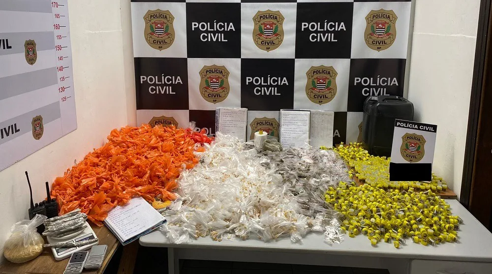 Apreensões de drogas sintéticas batem recorde em São Paulo.