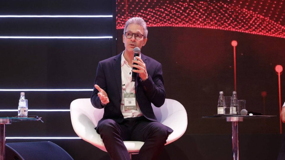 Romeu Zema (Novo), governador de Minas Gerais, durante evento para discutir a liberdade econômica, nesta quarta-feira (23), em SP.