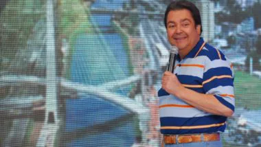 O apresentador Fausto Silva