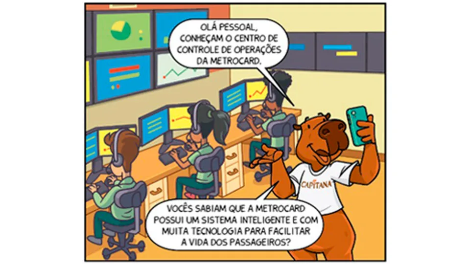 Capitana apresenta o Centro de Controle de Operações da Metrocard