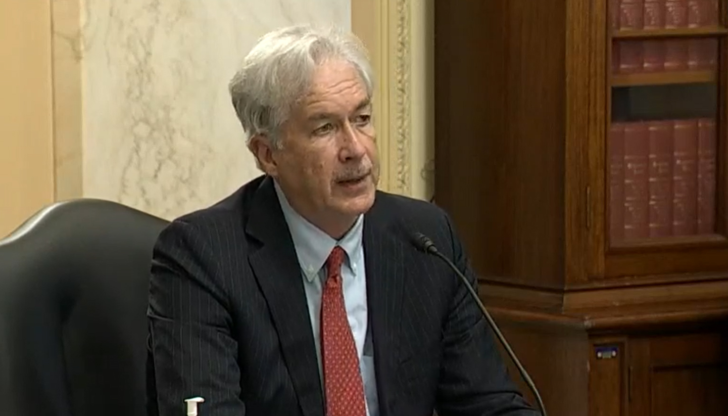 William J. Burns, diretor da CIA, em audiência de confirmação no cargo em 2021.