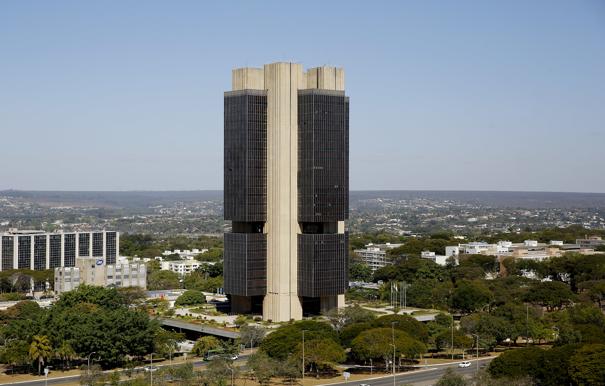 Vista do prédio do BC, em Brasília: Copom reduziu a taxa de juros pela quarta vez seguida em dezembro.