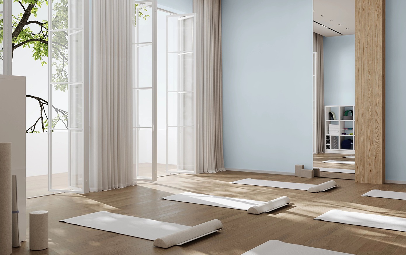 Confins do Céu é uma tonalidade de azul leve e relaxante, que inspira tranquilidade e simplicidade.