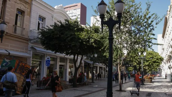 Calçadão da Rua XV em 2019 | Cassiano Rosario/Gazeta do Povo