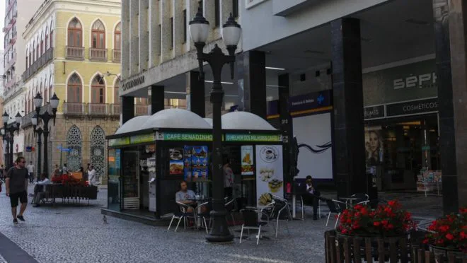 Imagem atual do Calçadão | Cassiano Rosario/Gazeta do Povo