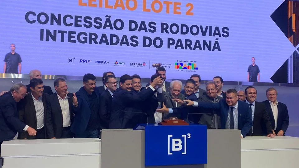 Grupo EPR arrematou o lote 2 do pedágio do Paraná em leilão na B3, no fim de setembro.