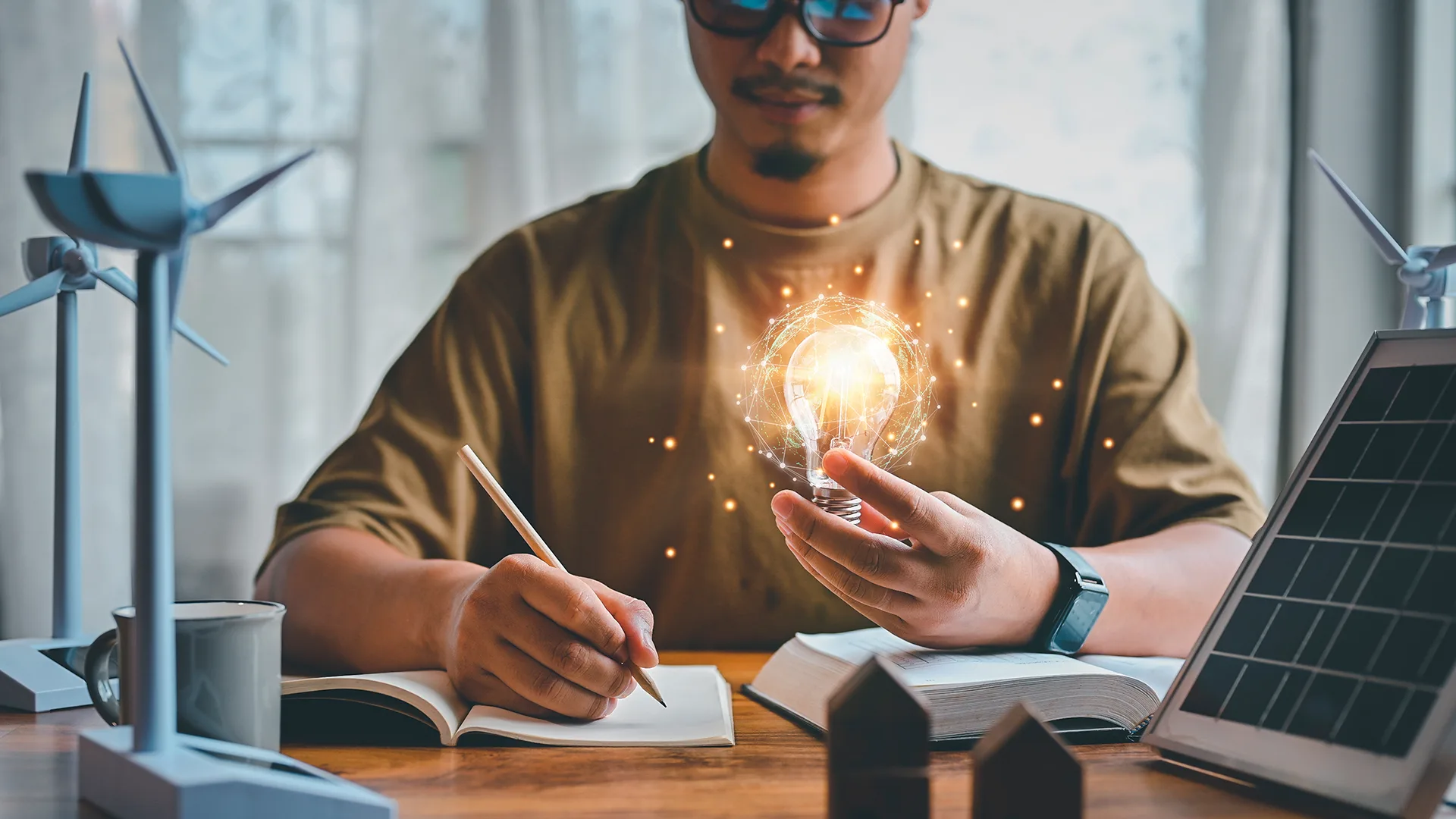 A fonte solar de energia está em segundo lugar de importância na matriz energética brasileira