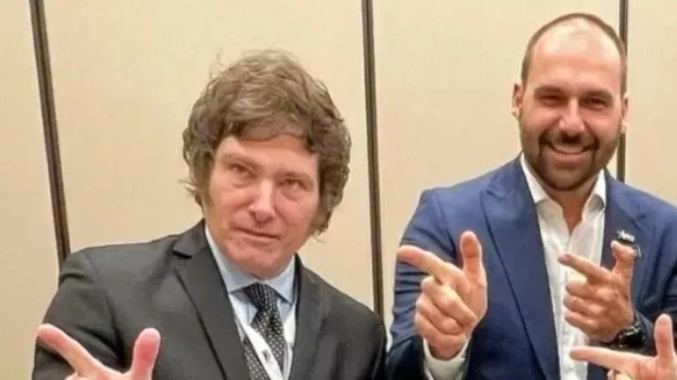 Eduardo Bolsonaro e Milei