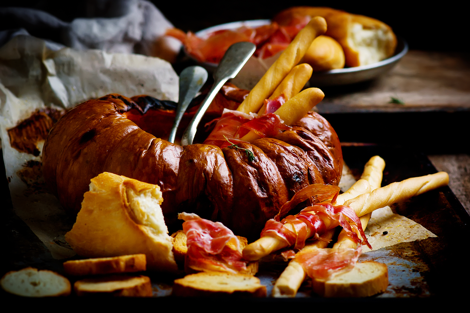 Fondue de abóbora: receita salgada para a noite de Dia das Bruxas.
