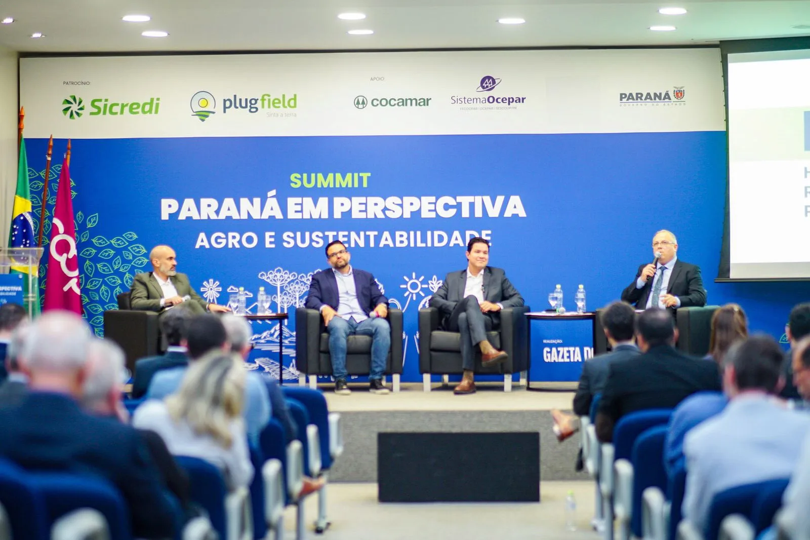 Segundo painel do evento "Paraná em Perspectiva: Agro e Sustentabilidade" discutiu a produção de hidrogênio verde no Paraná
