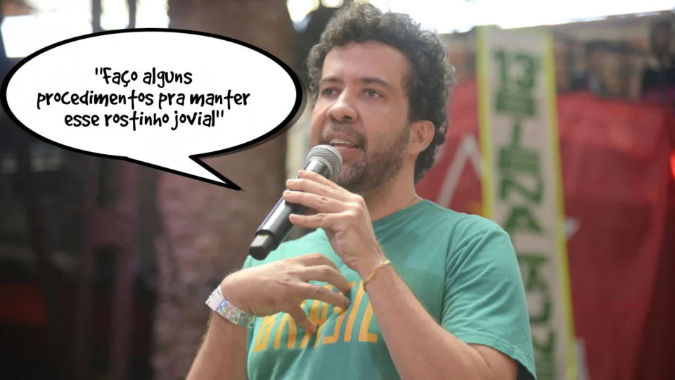 André Janones, deputado federal (Avante-MG): "Faço alguns procedimentos pra manter esse rostinho jovial"