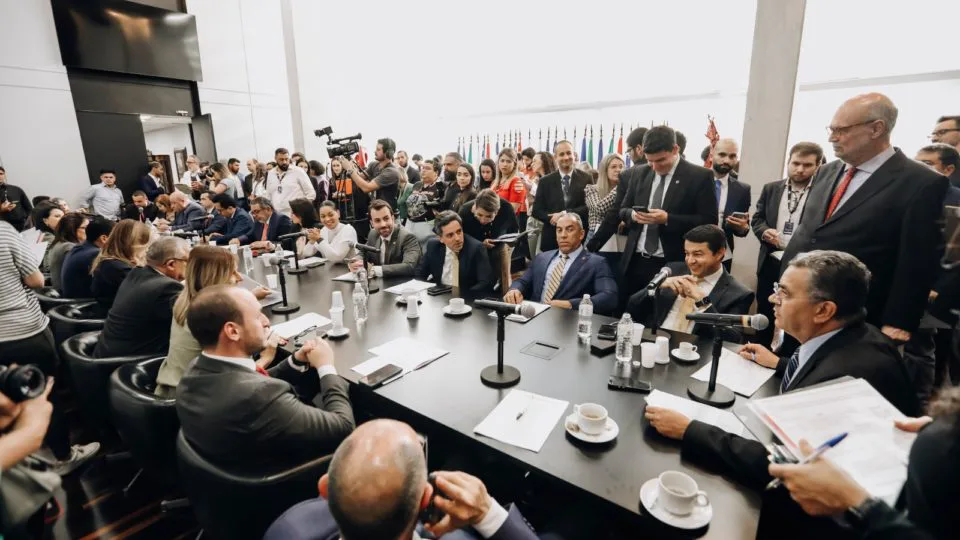 Congresso de Comissões discute projeto de privatização da Sabesp na Assembleia Legislativa (Alesp).