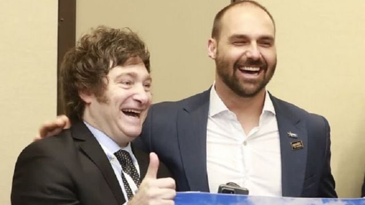 Javier Milei e Eduardo Bolsonaro devem se reunir esta semana em Washington