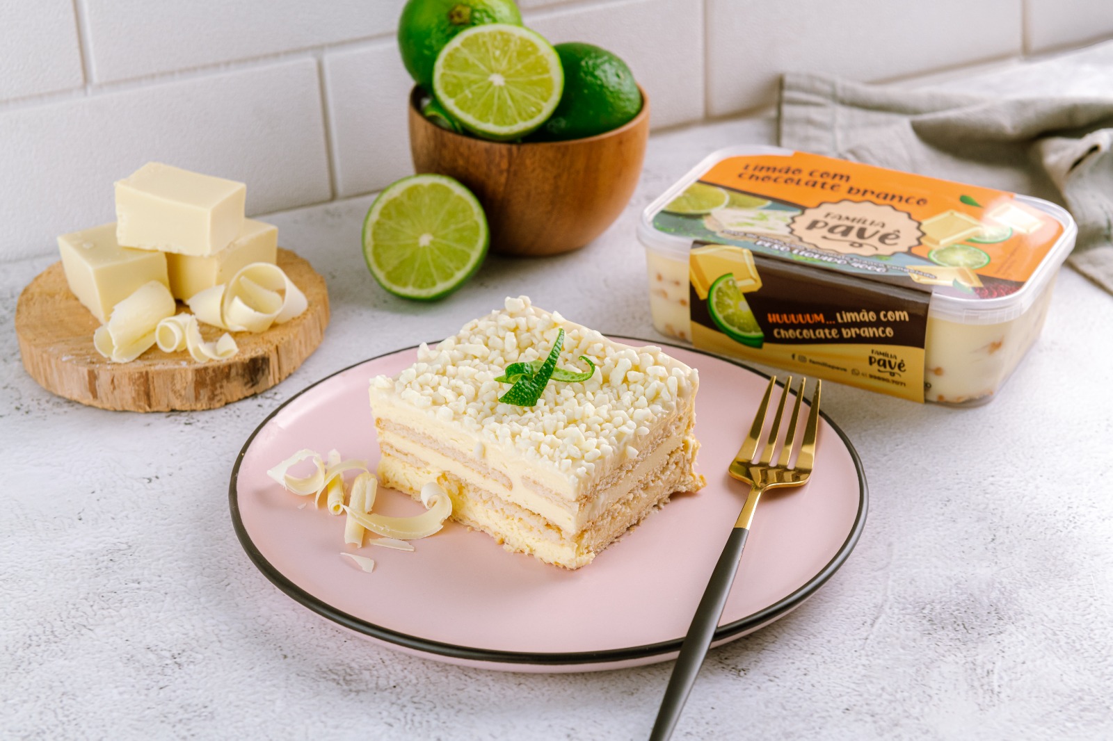 A Família Pavê conta com seis opções de pavês no cardápio.