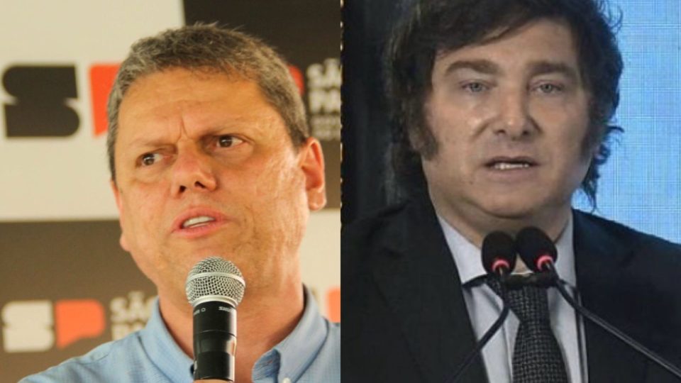 O governador paulista, Tarcísio de Freitas (Republicanos), pode liderar acordos comerciais com o novo presidente argentino, Javier Milei.